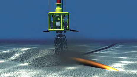 Pipeline Rock Dumping illustration